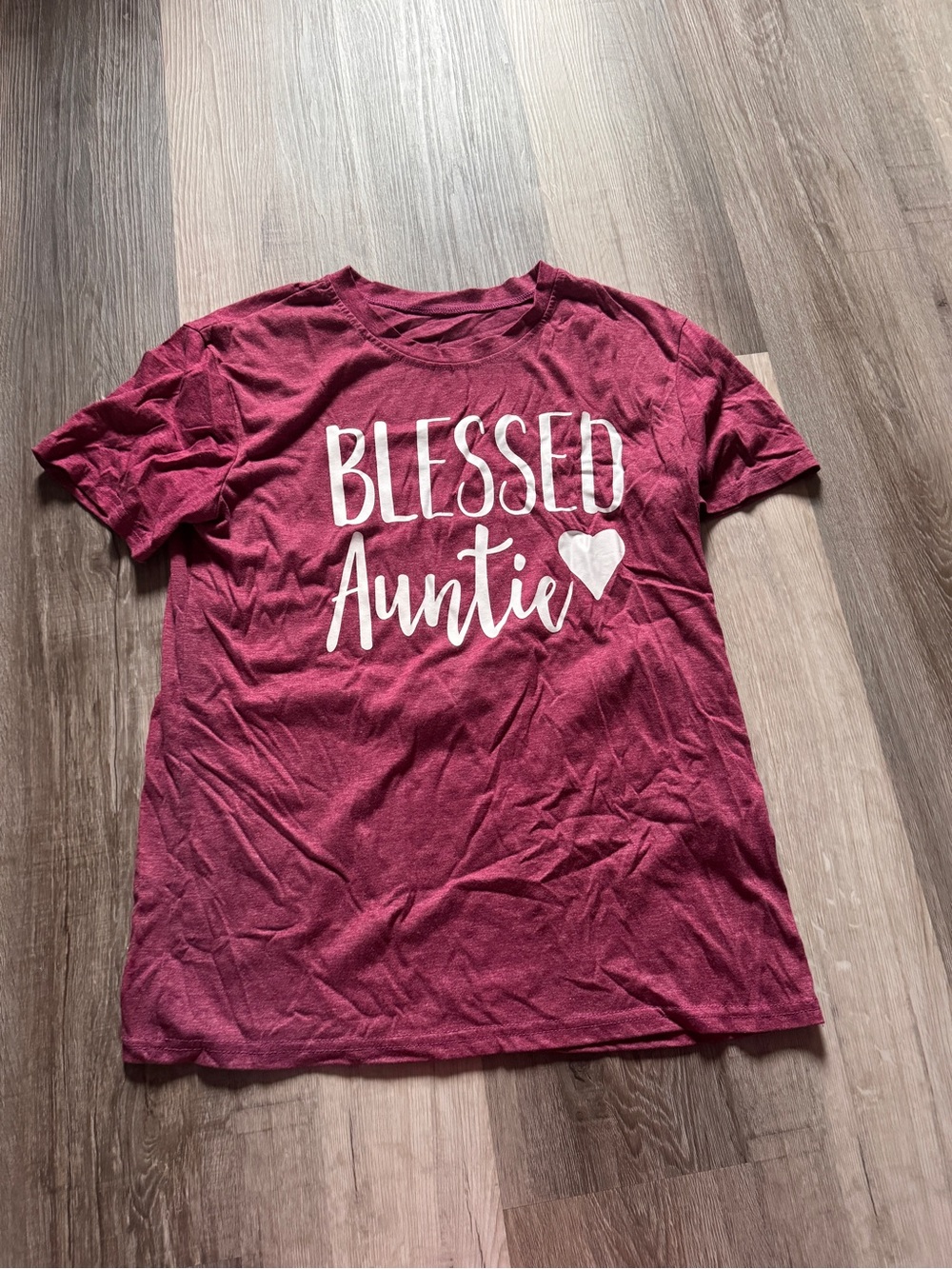Blessed Auntie Kids T-Shirt - Maroon